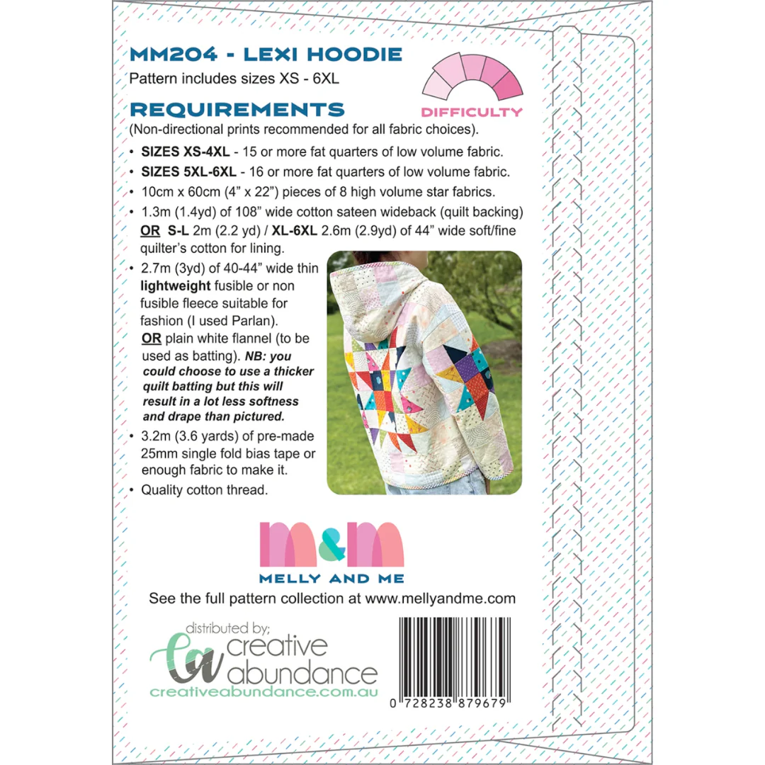 Melly & Me Lexi Quilted Hoodie Sewing Pattern - Image 5