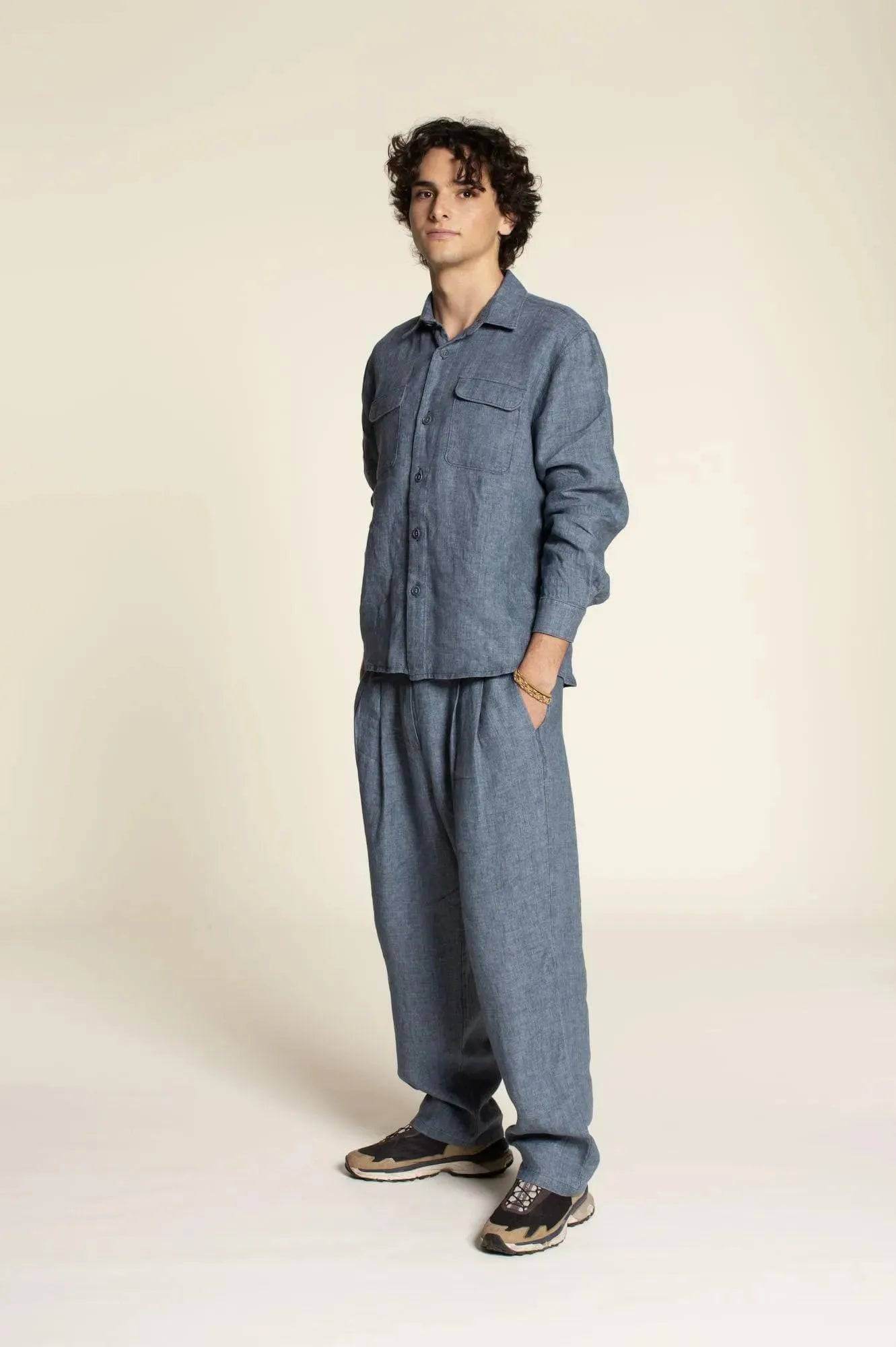 Wardrobe By Me Men's Pleated Pants - Waist Size 26-42 - PDF Pattern - Image 4