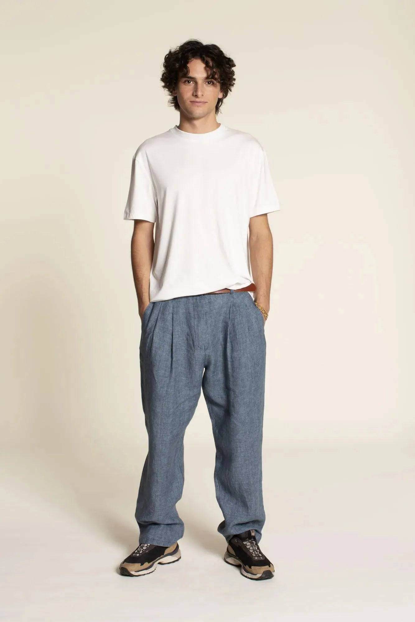 Wardrobe By Me Men's Pleated Pants - Waist Size 26-42 - PDF Pattern - Image 5