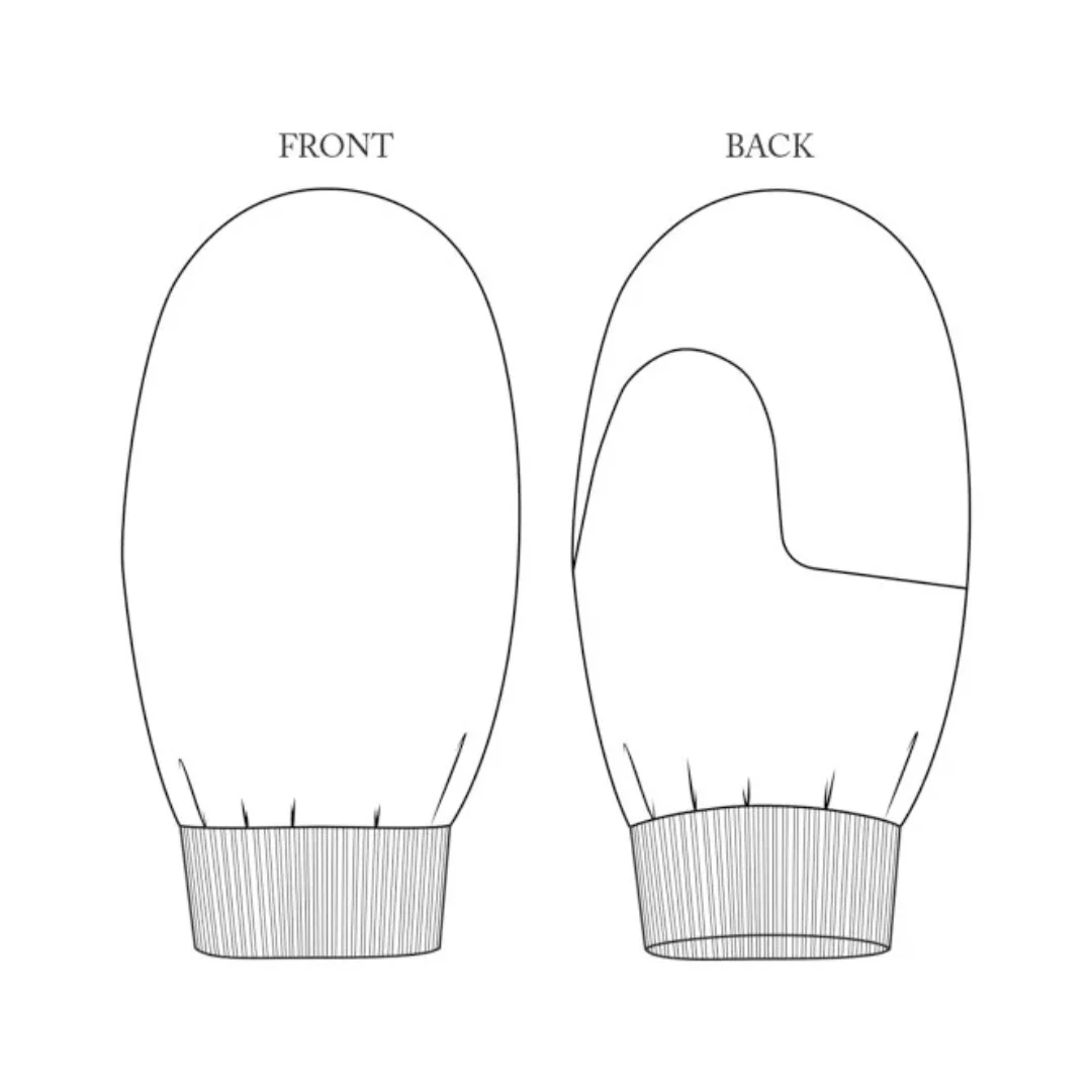 Merchant & Mills Braemar Mittens XS - 2XL - PDF Pattern - Image 5
