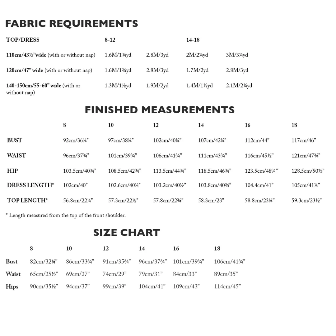 Merchant & Mills The Factory Dress UK8-28 - PDF Pattern - Image 11