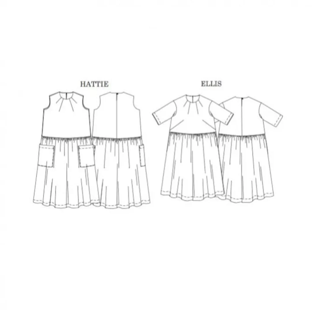 Merchant & Mills The Hattie & Ellis Dress UK8-28 - PDF Pattern - Image 16