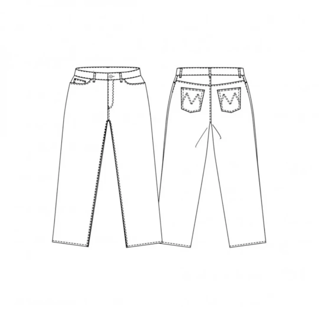 Merchant & Mills The Heroine Jeans UK6-18 - PDF Pattern - Image 7