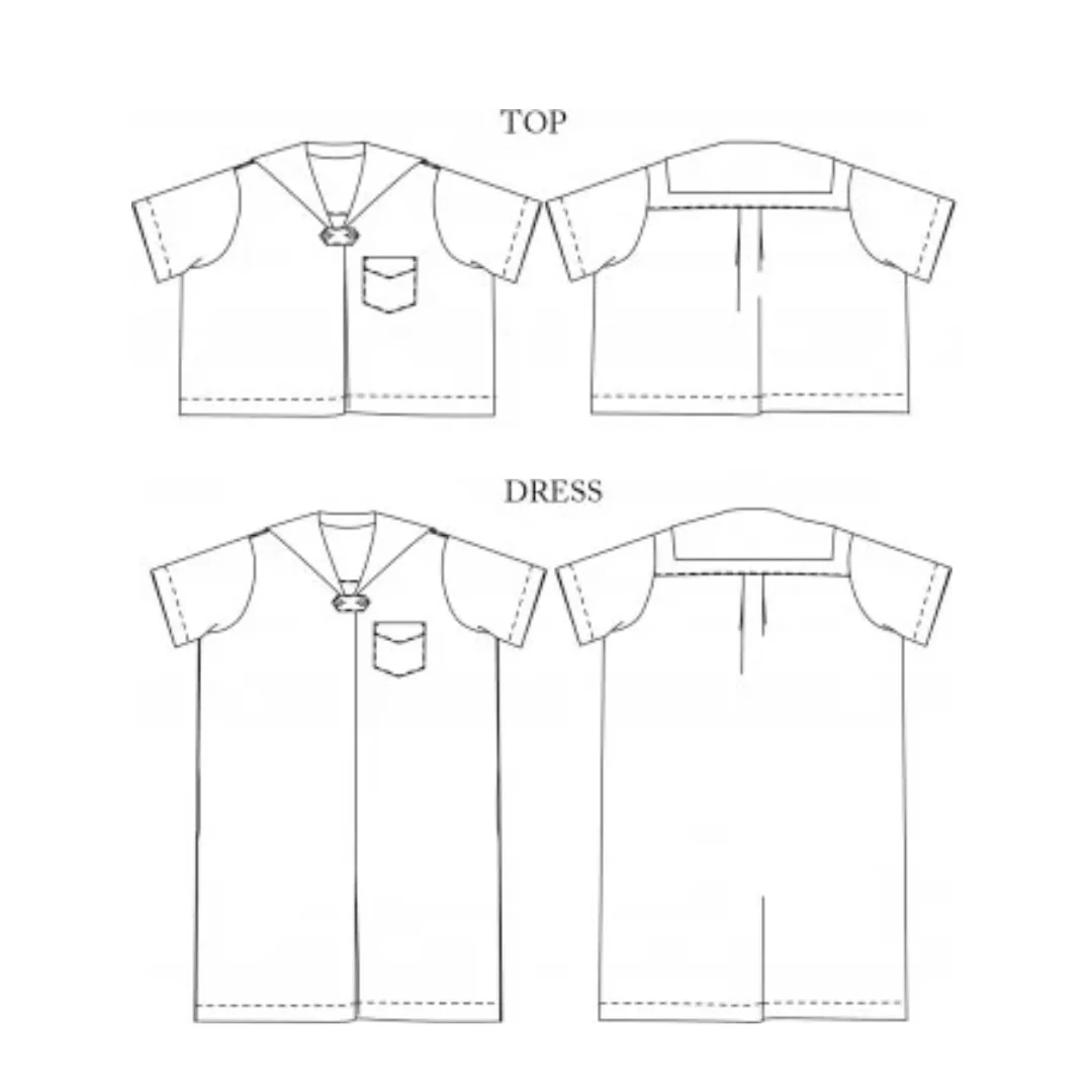 Merchant & Mills The Mary White Shirt/Dress UK6-28 - PDF Pattern - Image 7