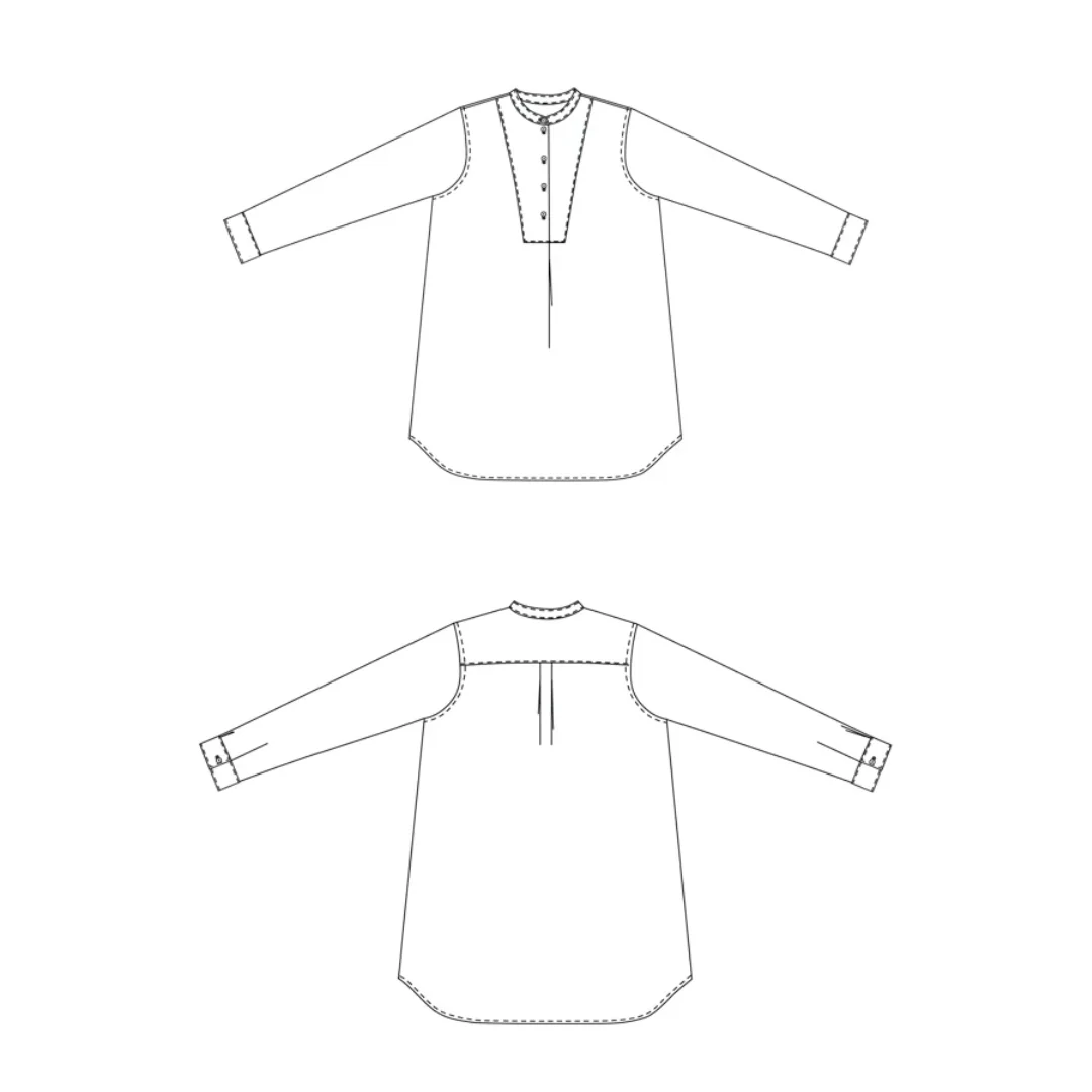 Merchant & Mills The Niven Shirt/Dress - Size XS-XXL - PDF Pattern - Image 11