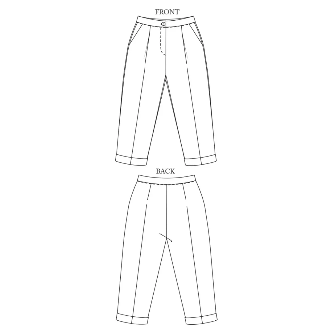 Merchant & Mills The Pegs Trousers UK6-28 - PDF Pattern - Image 9
