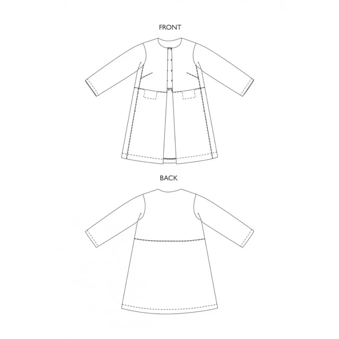 Merchant & Mills The Strand Coat  UK6-18 - PDF Pattern - Image 8