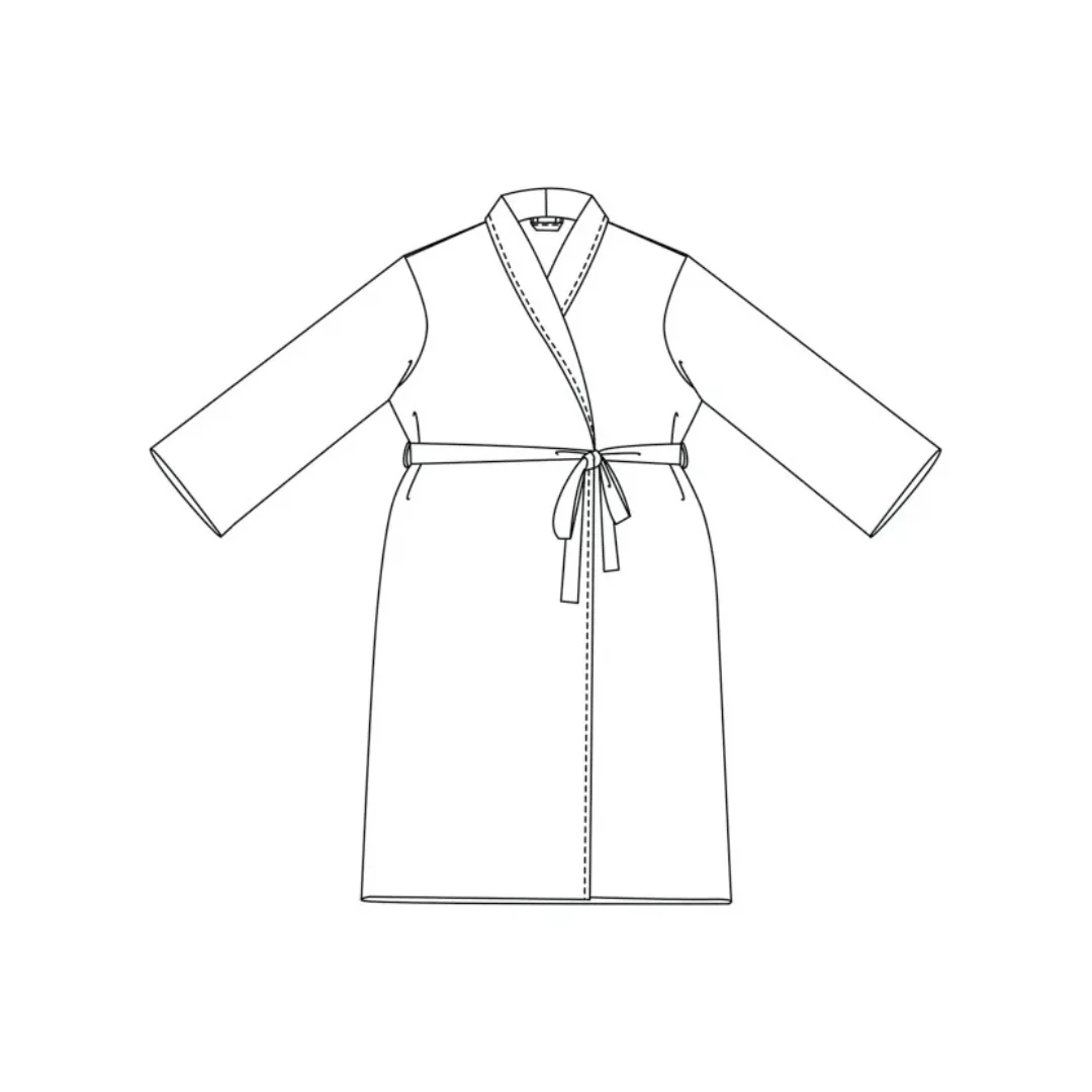 Merchant & Mills The Sunday Dressing Gown XXS - XXL - PDF Pattern - Image 10