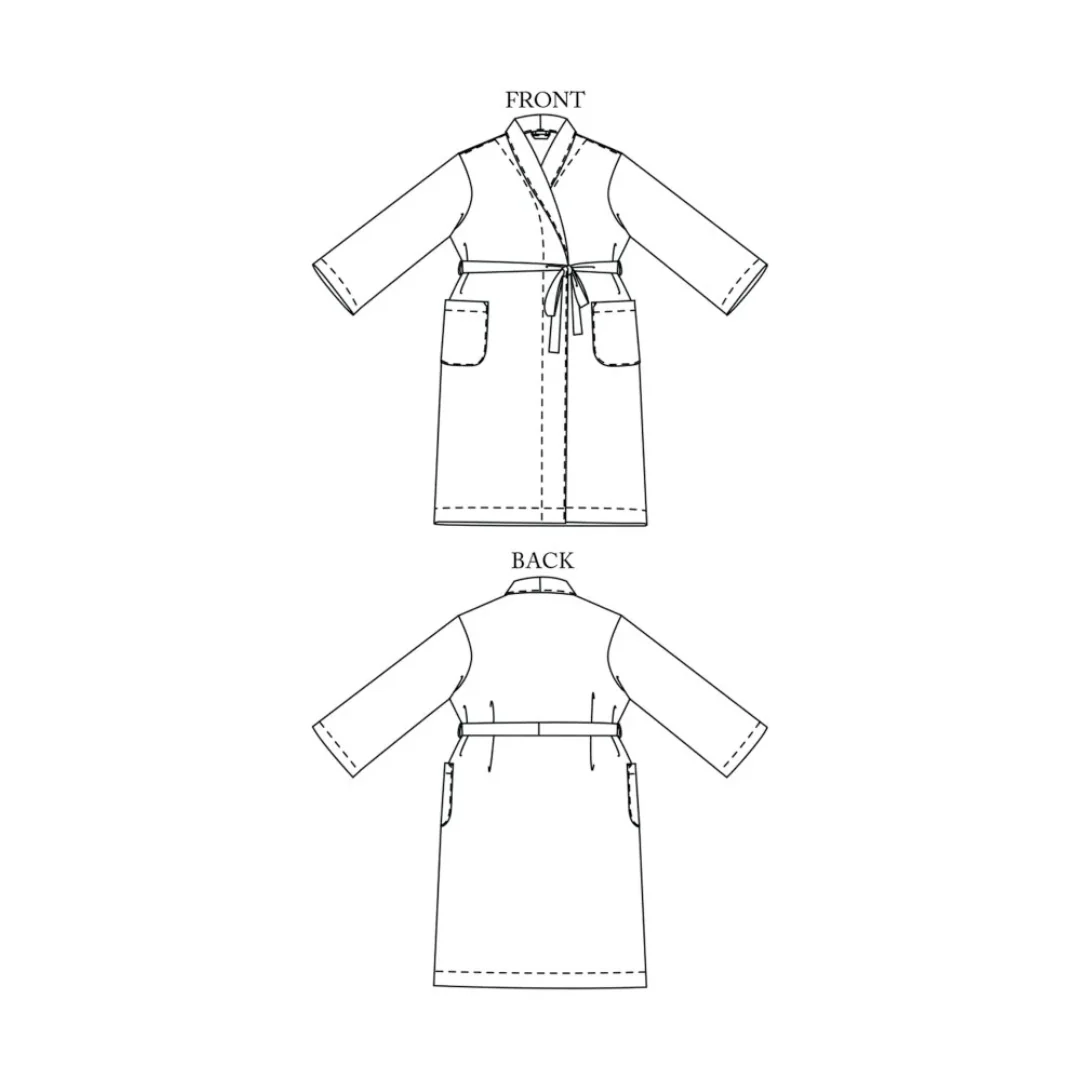 Merchant & Mills The Sunday Dressing Gown XXS - XXL - PDF Pattern - Image 8