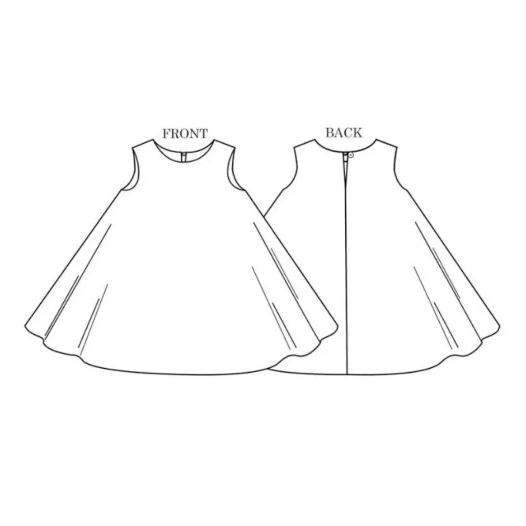 Merchant & Mills The Trapezette Shirt/Dress - 3-8 Years - PDF Pattern - Image 6