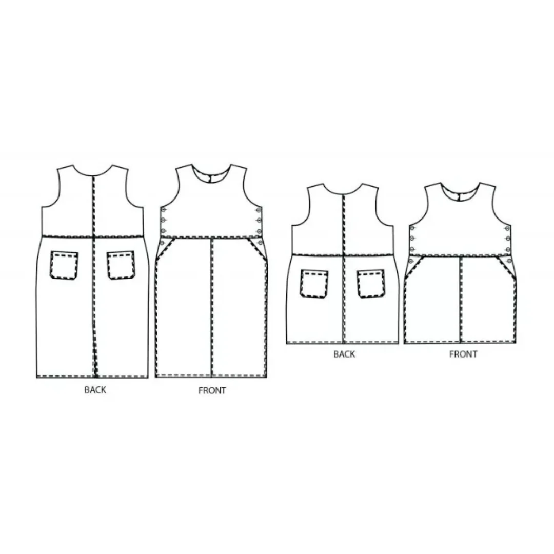 Merchant & Mills The Whittaker Pinafore - UK6-18.- PDF Pattern - Image 11