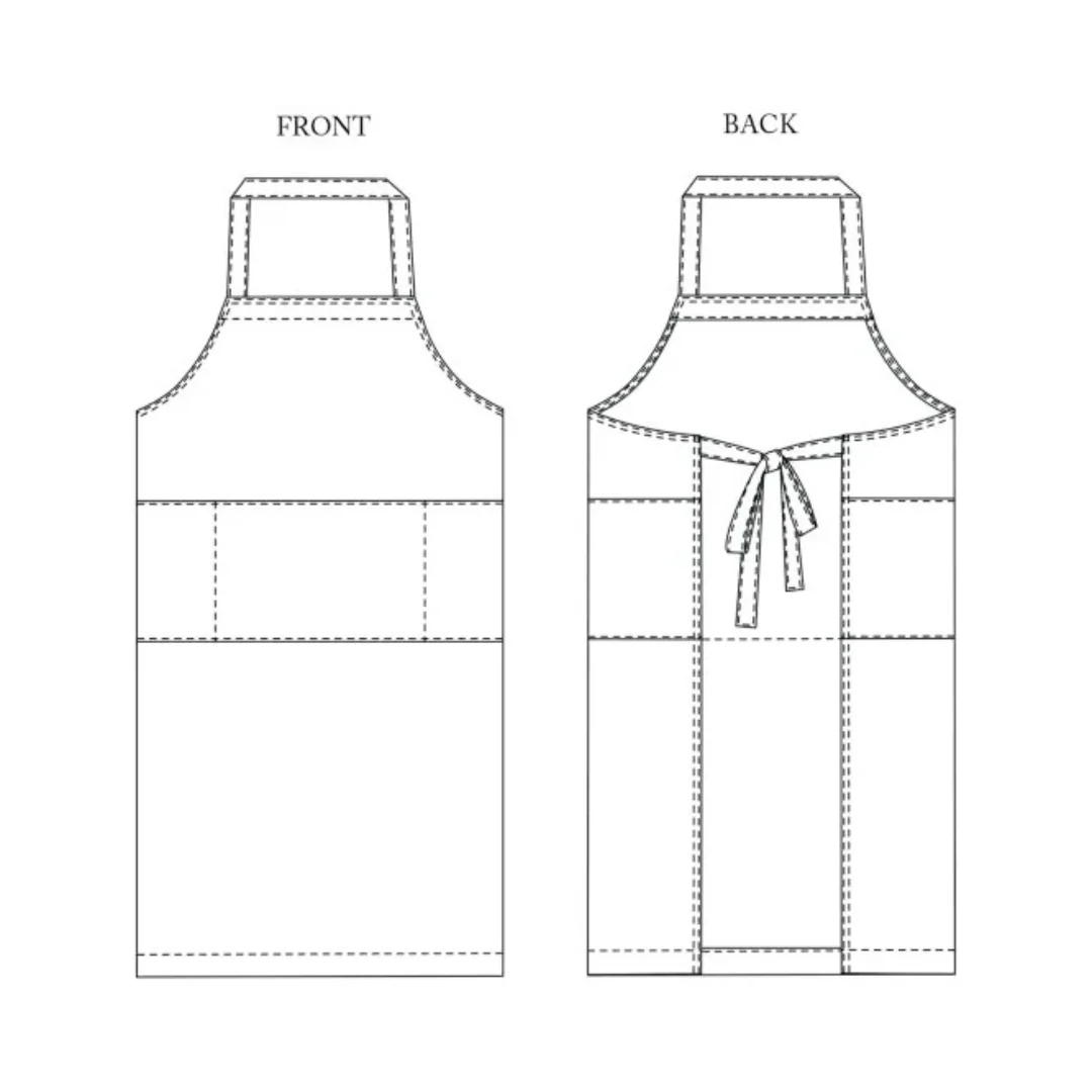 Merchant & Mills The Workaday Apron - One Size - PDF Pattern - Image 11