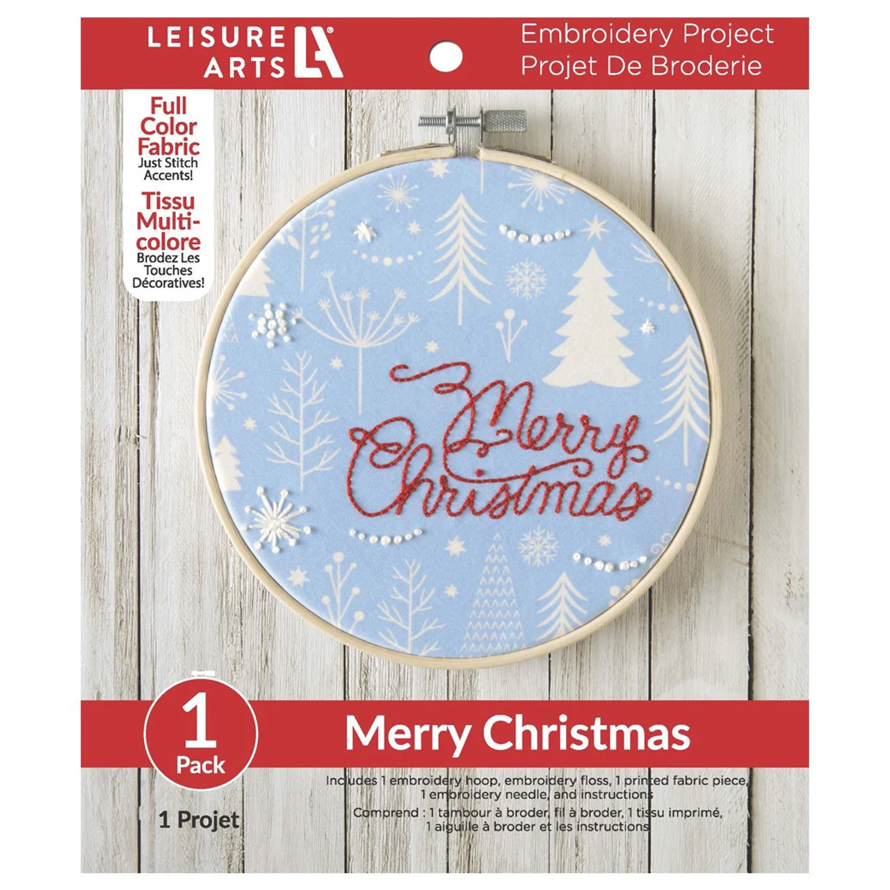 Merry Christmas 6" Embroidery Kit