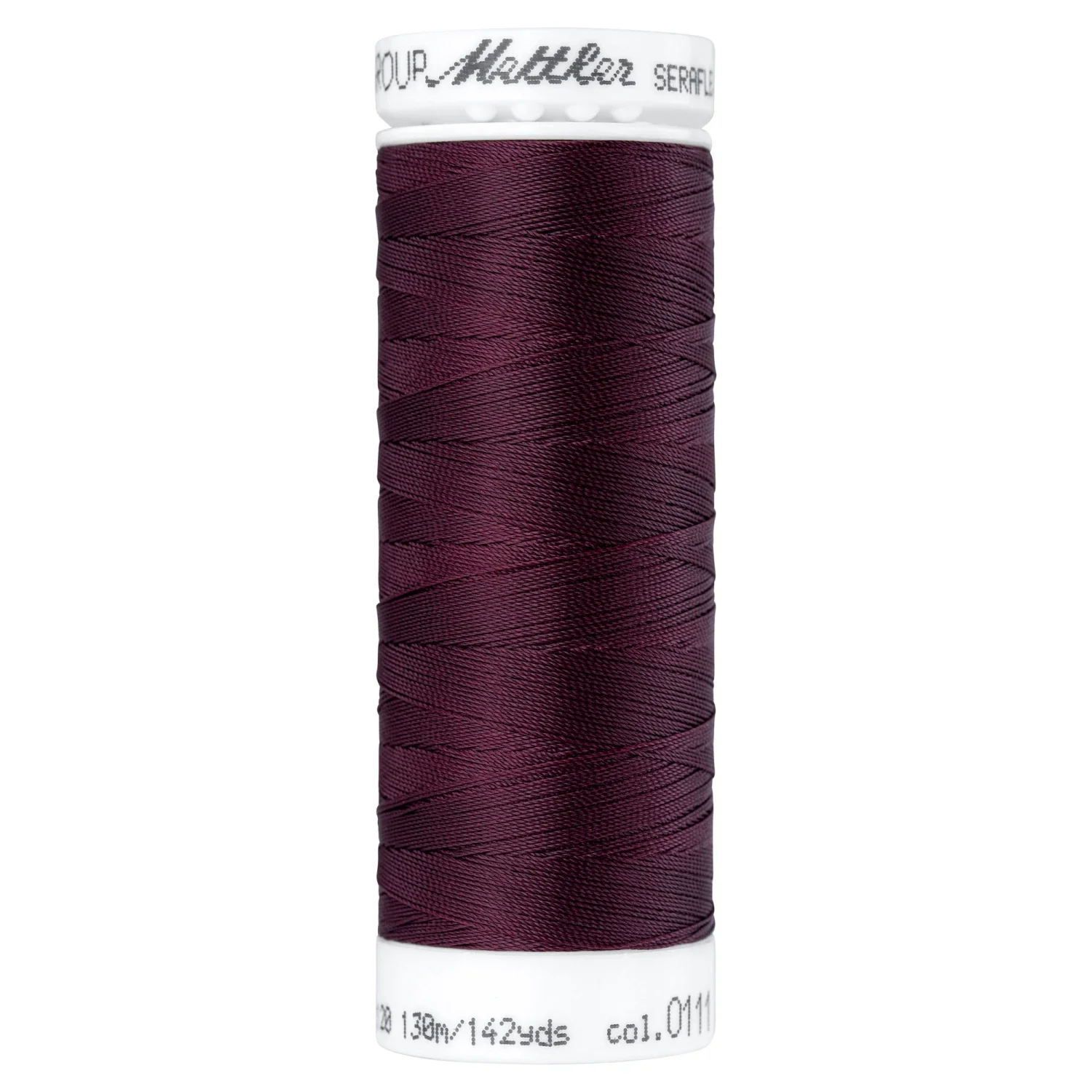 Mettler Seraflex Elastic Thread 50wt 130m/142yds 7840-0111 Beet Red
