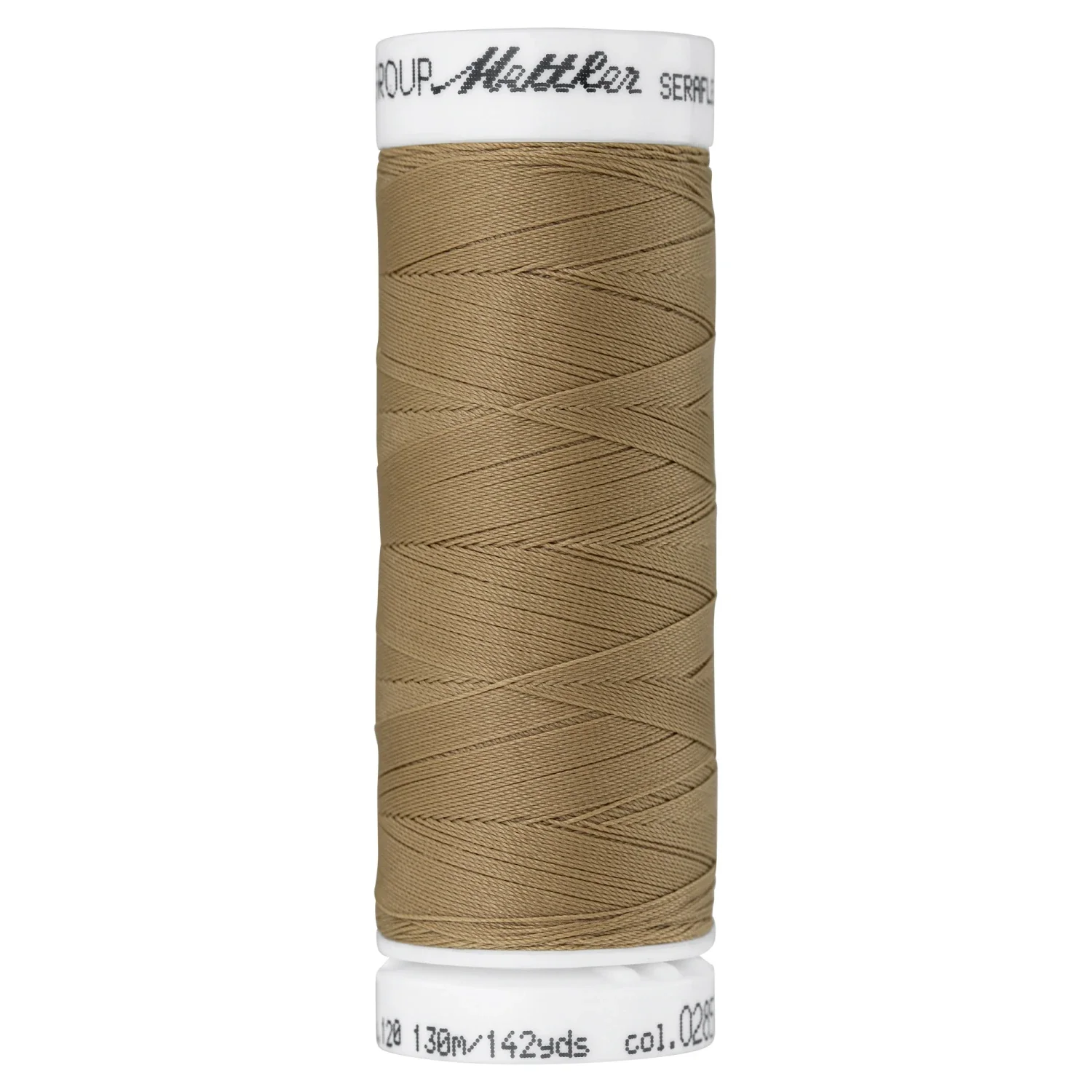 Mettler Seraflex Elastic Thread 50wt 130m/142yds 7840-0285 Caramel Cream