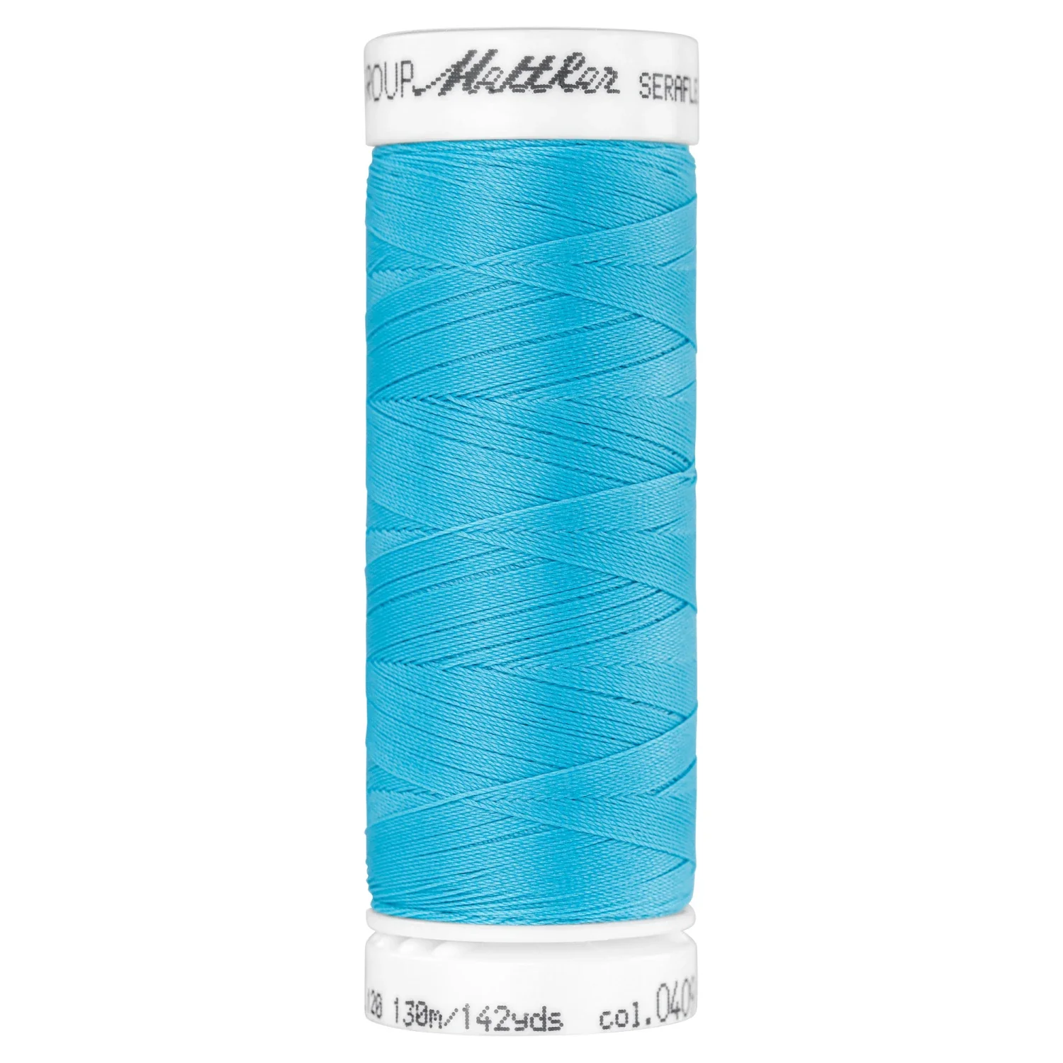 Mettler Seraflex Elastic Thread 50wt 130m/142yds 7840-0409 Turquoise