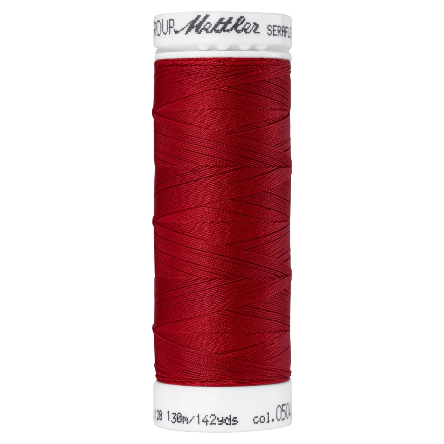 Mettler Seraflex Elastic Thread 50wt 130m/142yds 7840-0504 Country Red