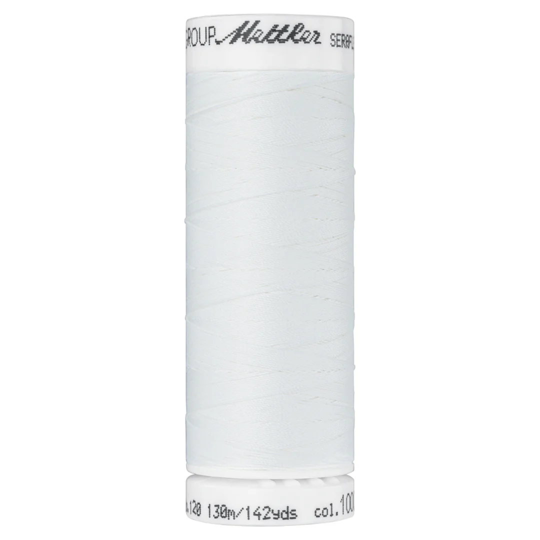 Mettler Seraflex Elastic Thread 50wt 130m/142yds 7840-1000 Eggshell