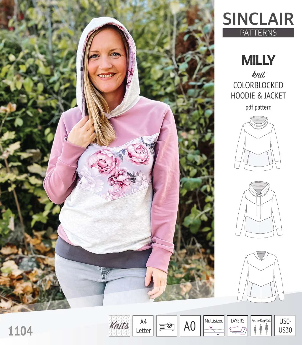 Sinclair Patterns Milly Jacket - XXS-4XL - PDF Pattern - Image 5