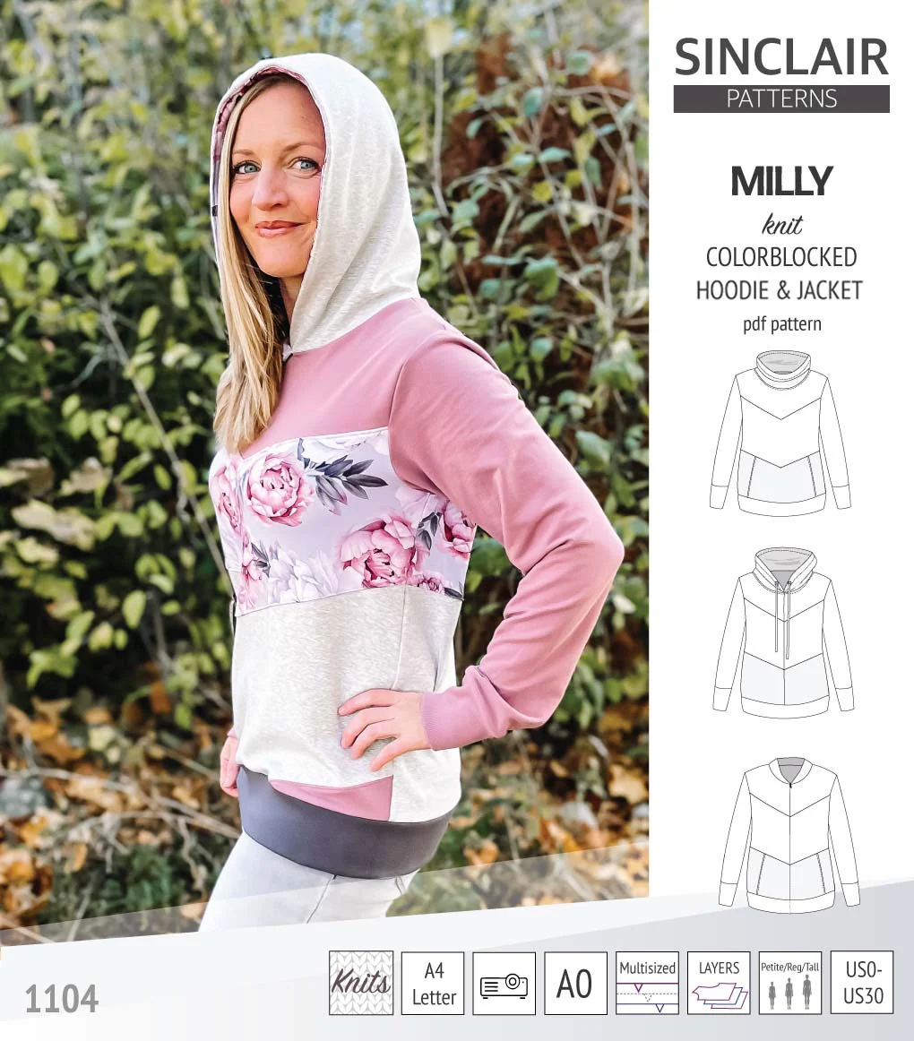 Sinclair Patterns Milly Jacket - XXS-4XL - PDF Pattern - Image 6