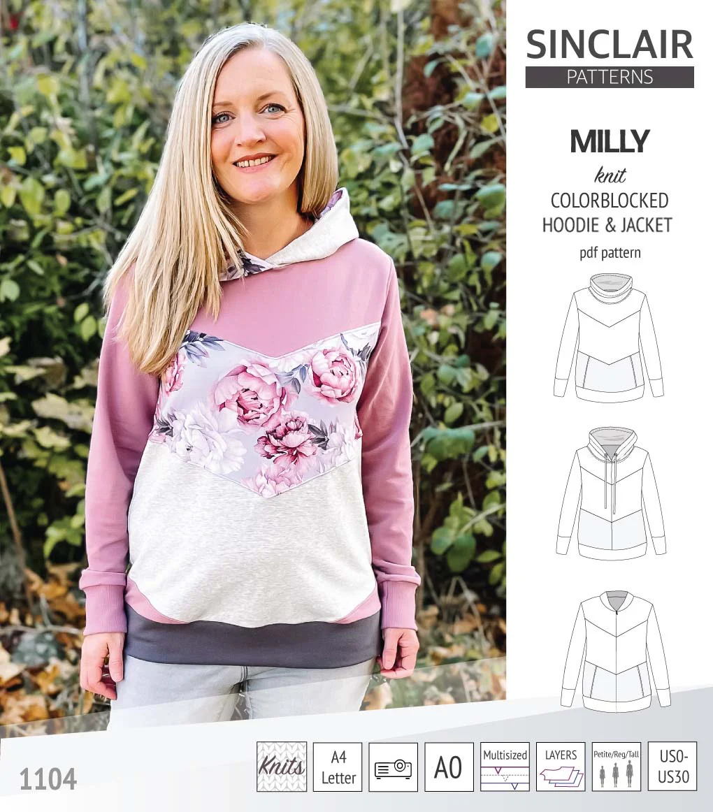 Sinclair Patterns Milly Jacket - XXS-4XL - PDF Pattern - Image 7