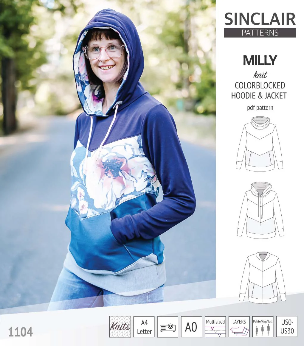 Sinclair Patterns Milly Jacket - XXS-4XL - PDF Pattern - Image 8