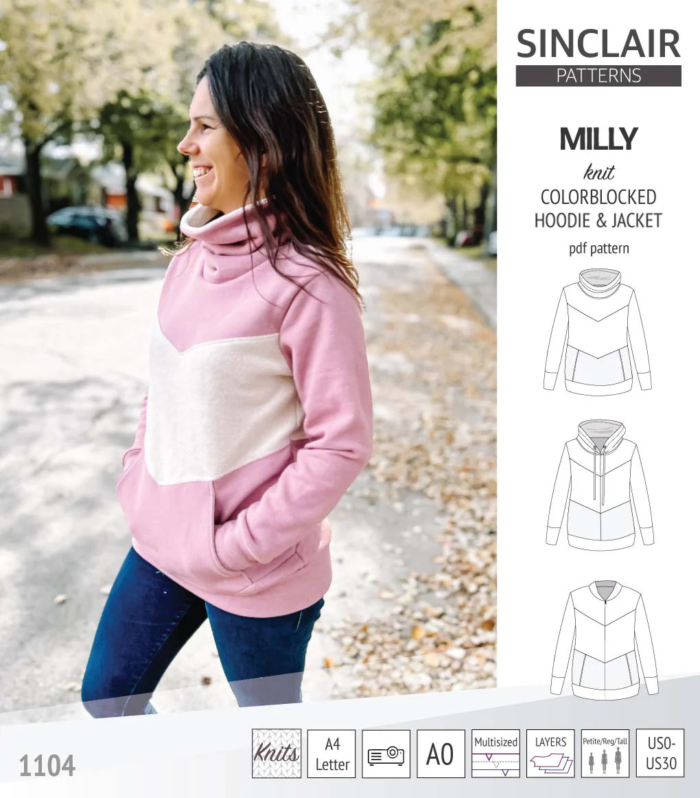 Sinclair Patterns Milly Jacket - XXS-4XL - PDF Pattern - Image 9