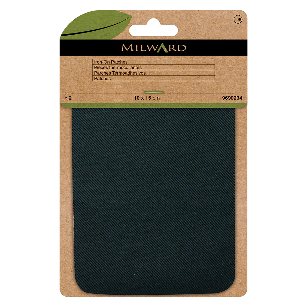 Milward Green Iron On Patch in Bottle 2 pieces