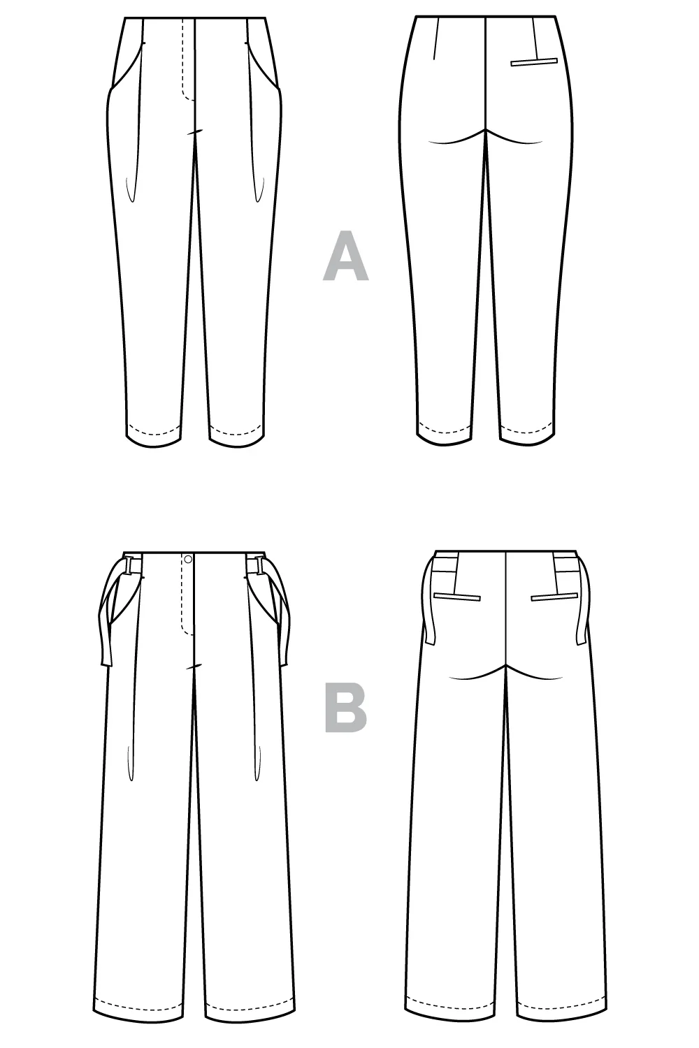 Closet Core Mitchell Trousers - US 0-32 - PDF Pattern - Image 17