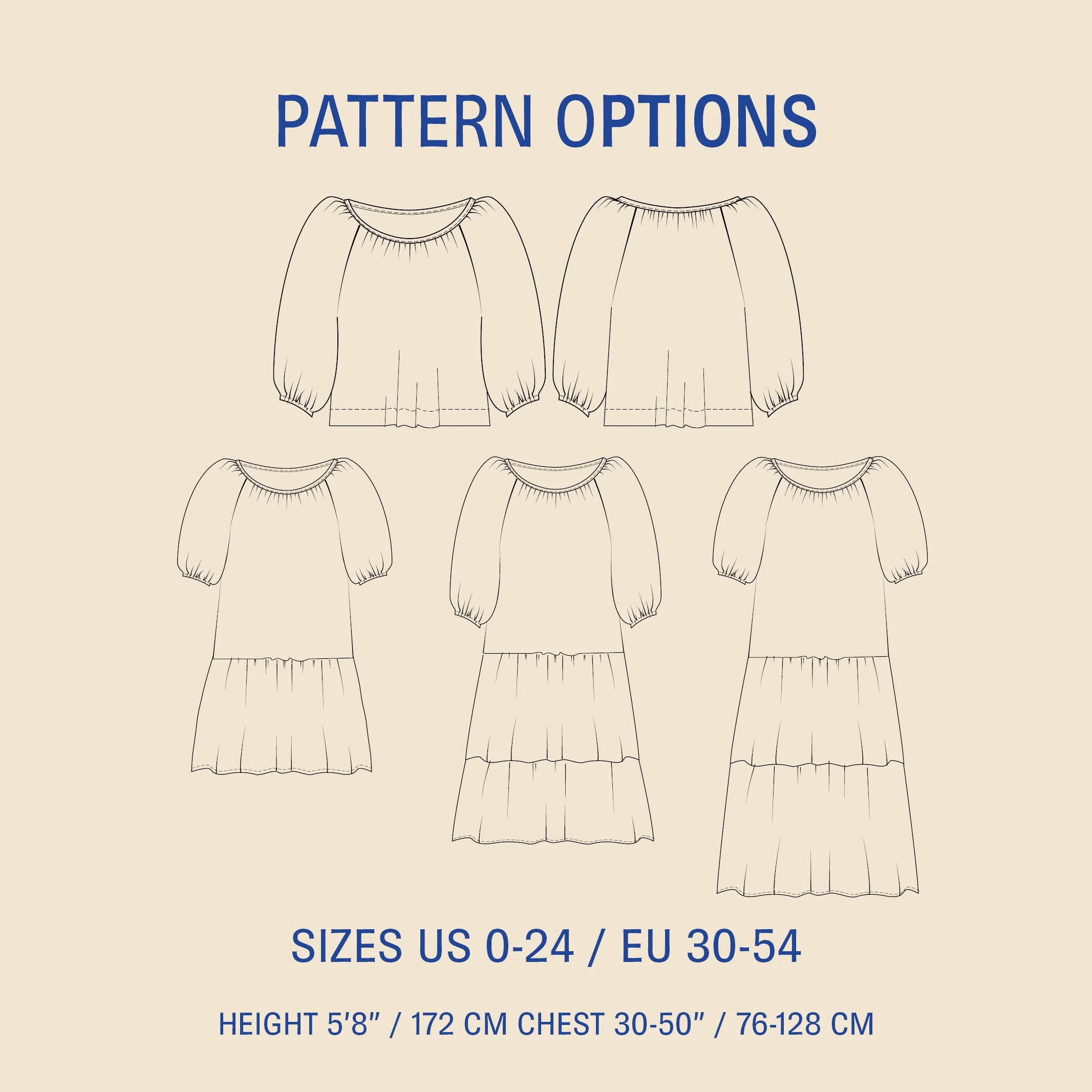Wardrobe By Me Moira Blouse - US 0-24 - PDF Pattern - Image 4