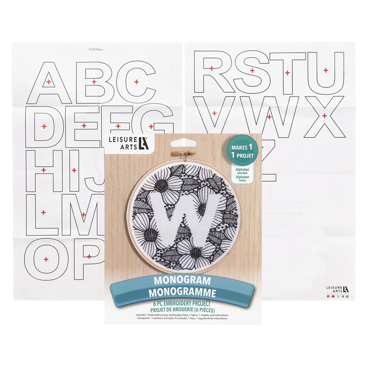 Monogram 6" Embroidery Kit - Image 3