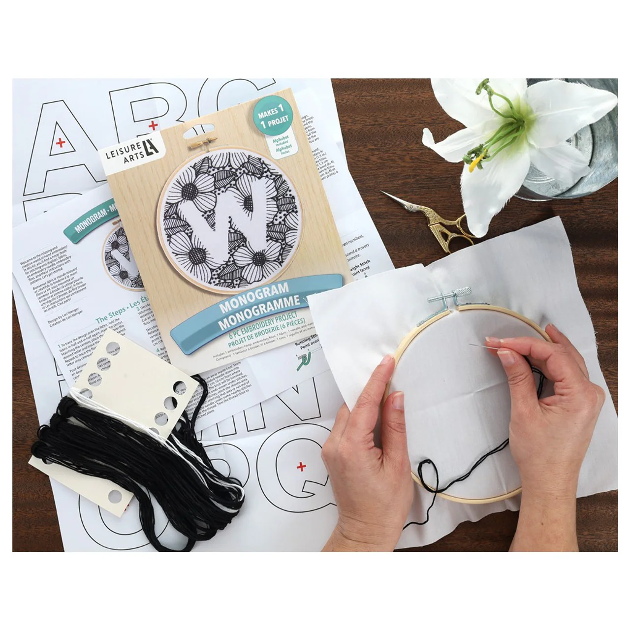 Monogram 6" Embroidery Kit - Image 5