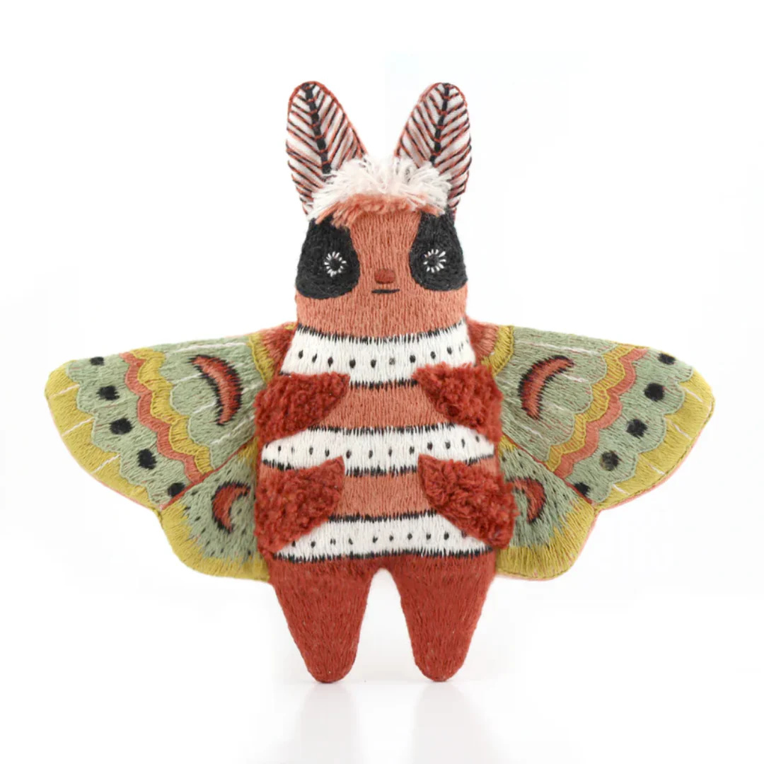 Moth Embroidery Doll Kit - Image 2