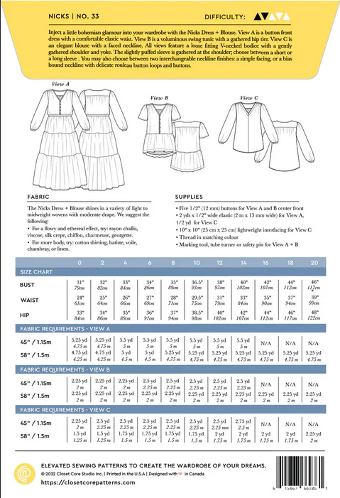 Closet Core Nicks Dress and Blouse 0-20 - Image 15
