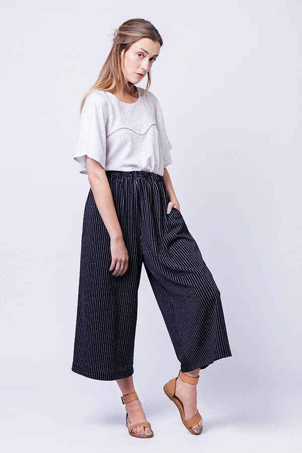 Named Clothing NINNI elastic waist culottes US0-24 - PDF Pattern - Image 5
