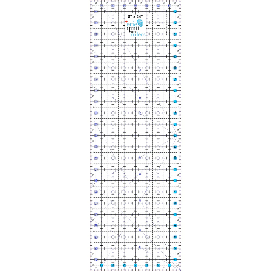 Non-Slip Quilting Ruler 8in x 24in