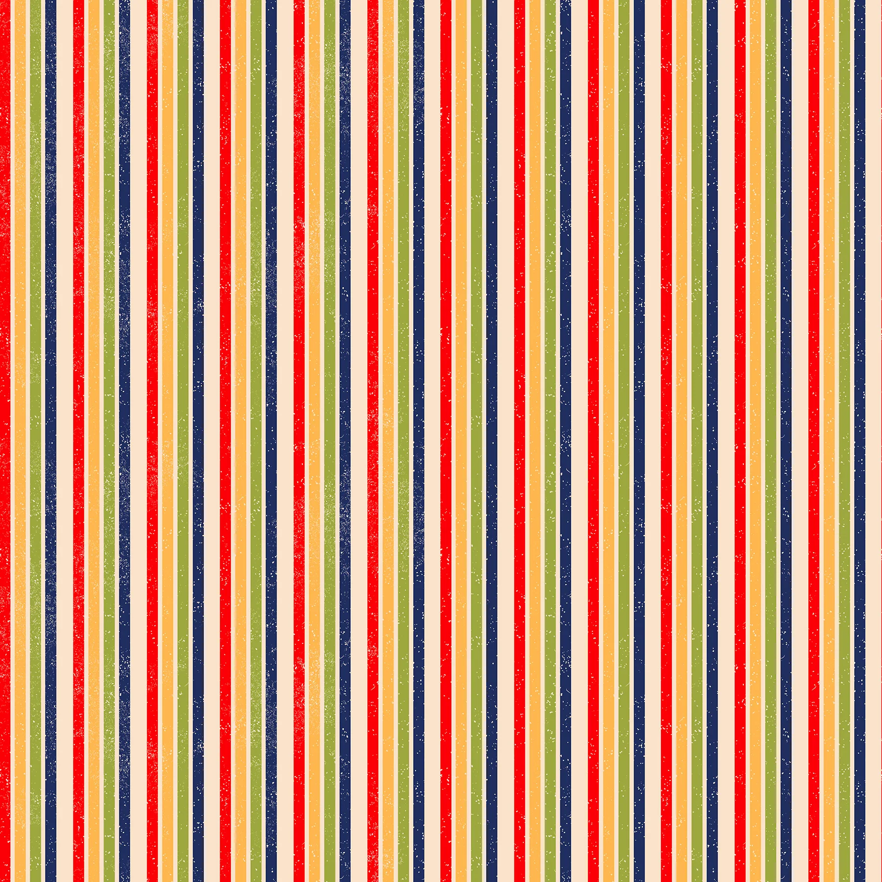 Northcott Camping Therapy Rustic Stripe in Multicolour