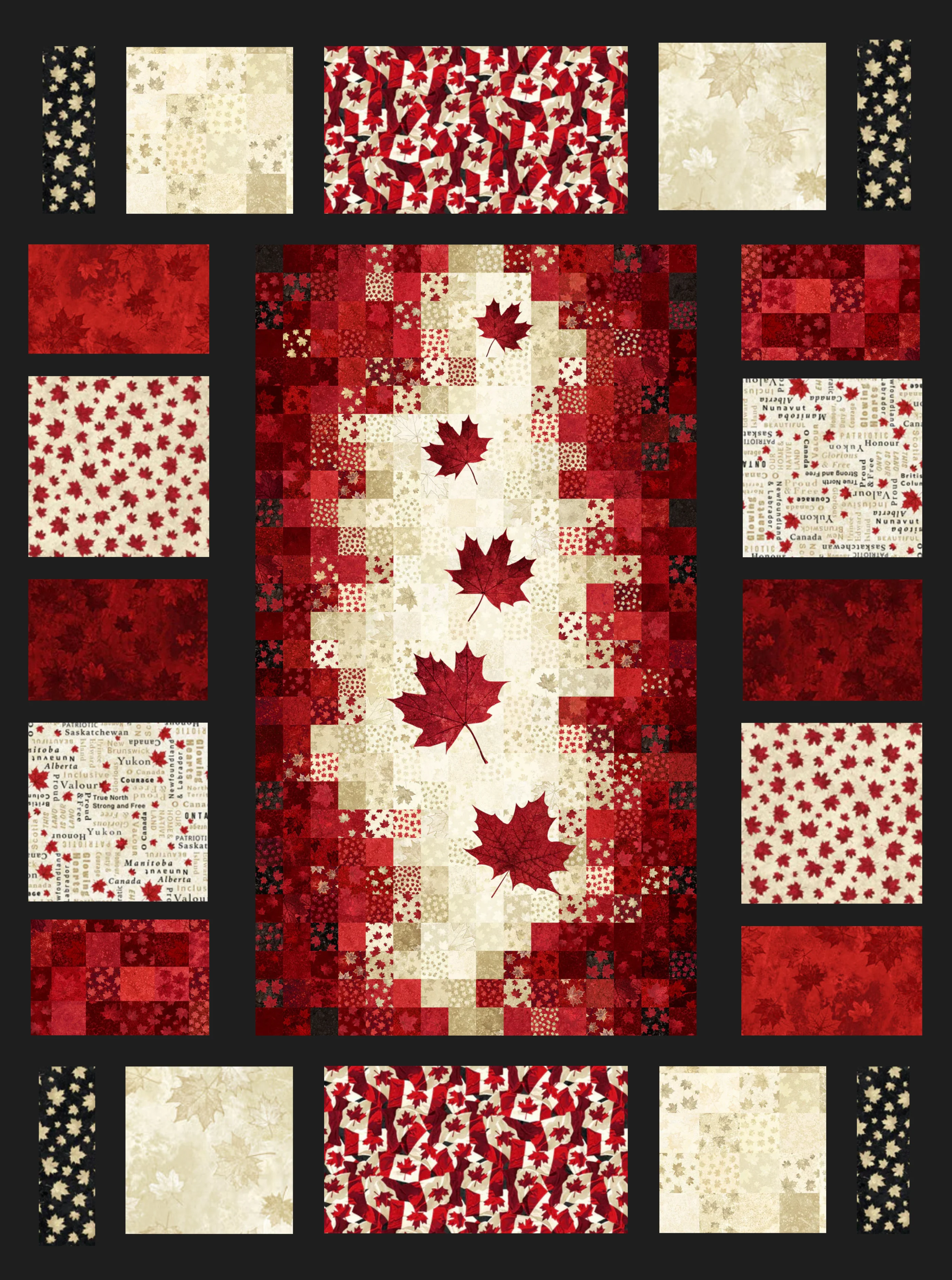 Oh Canada Panel Quilt Kit