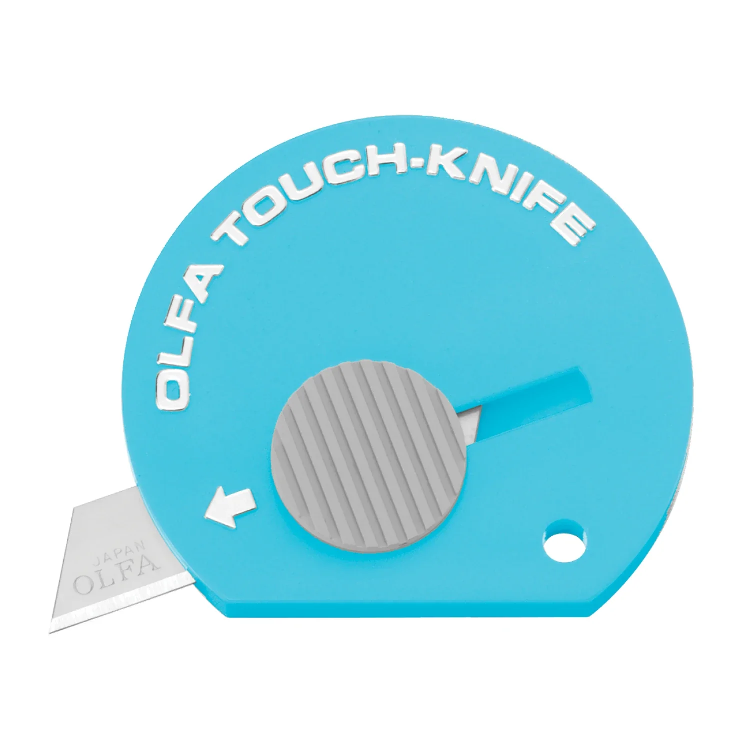 OLFA Quick Change Rotary Cutter 28mm in Aqua with Bonus Touch Knife - Image 3