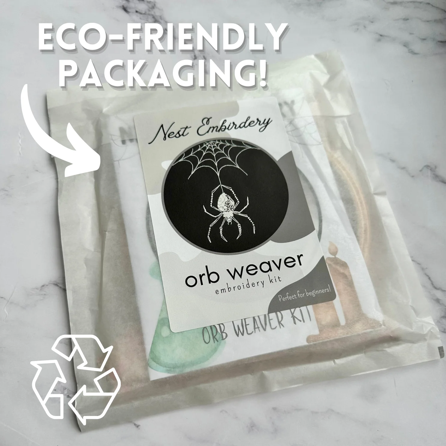 Orb Weaver Embroidery Kit - Image 3