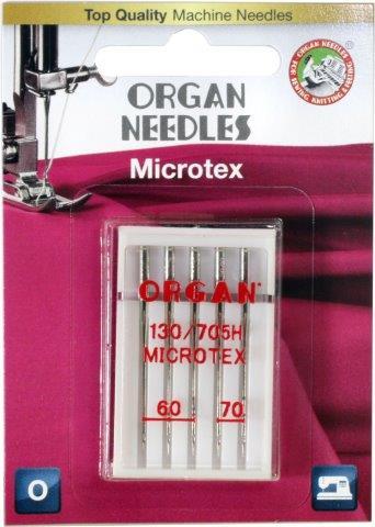 Organ Sewing Machine Needles: Microtex Assorted 5 Pack