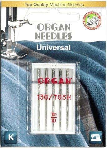 Organ Sewing Machine Needles: Universal 70/10