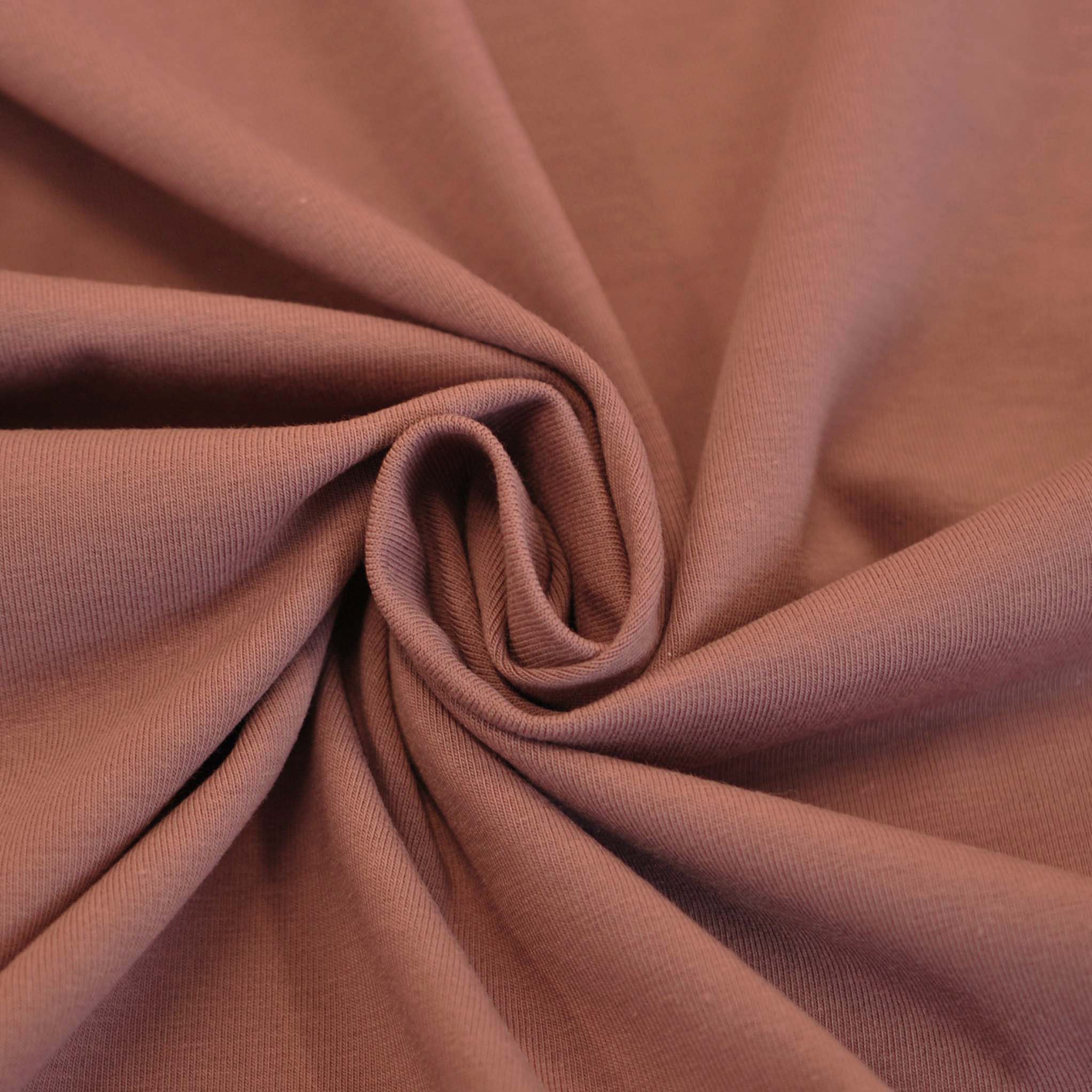 Organic Cotton Jersey in Old Purple - Image 3
