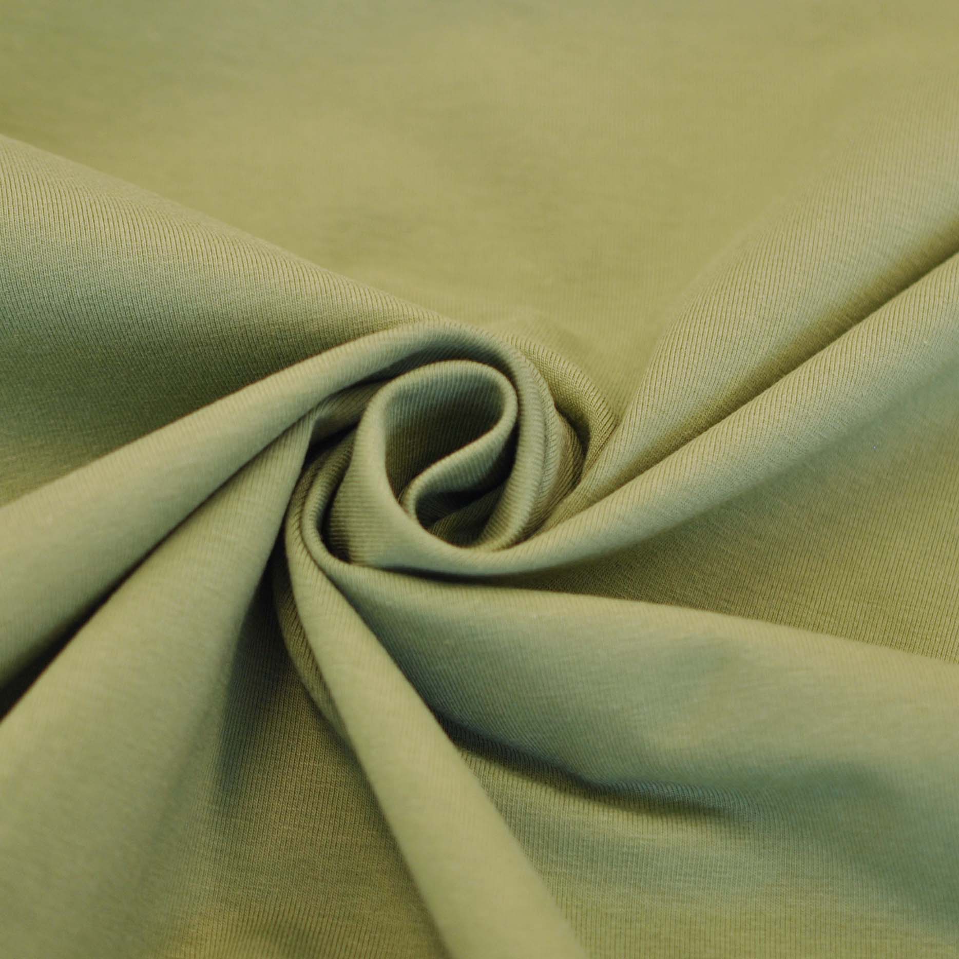 Organic Cotton Jersey in Pickle - Image 3