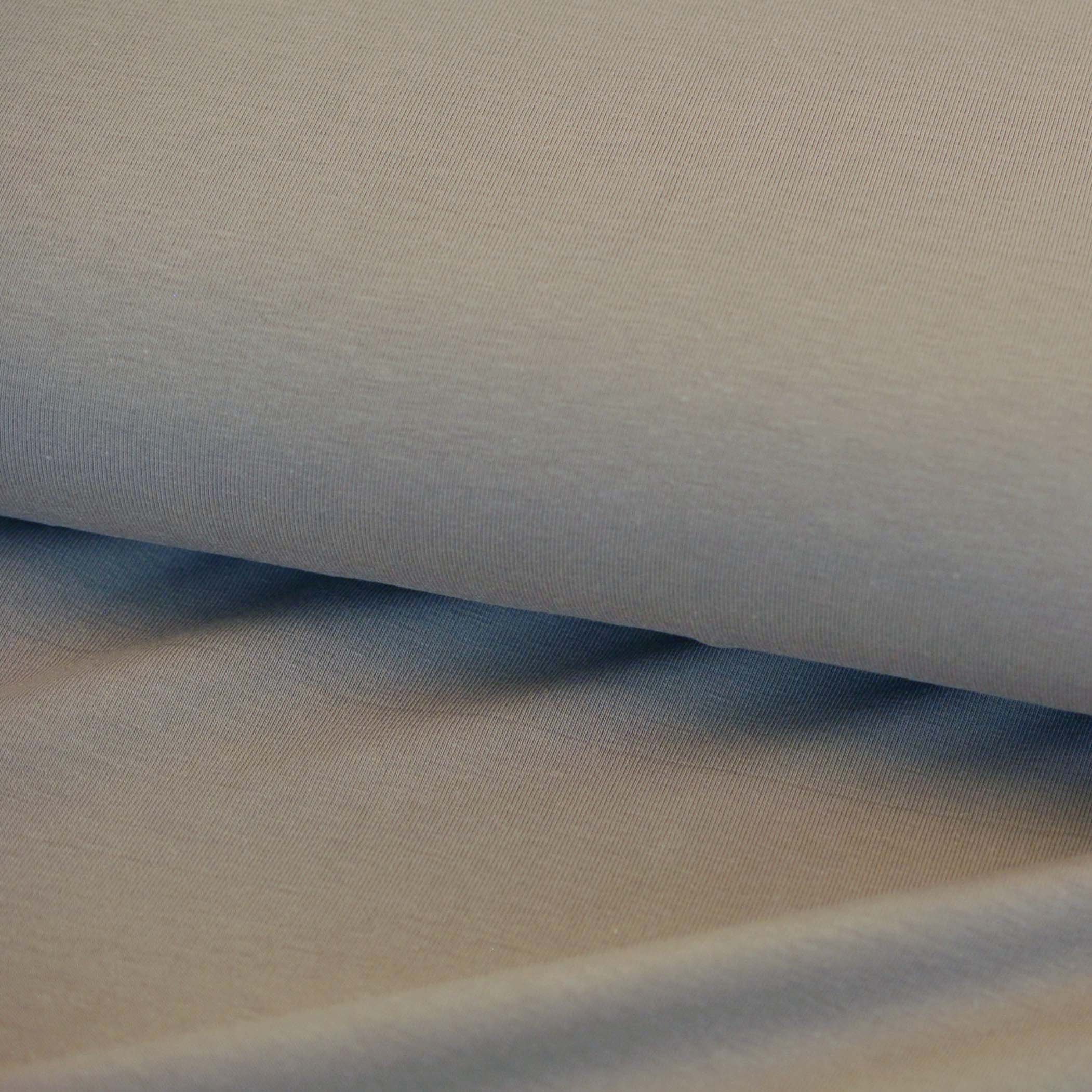 Organic Cotton Jersey in Taupe - Image 2