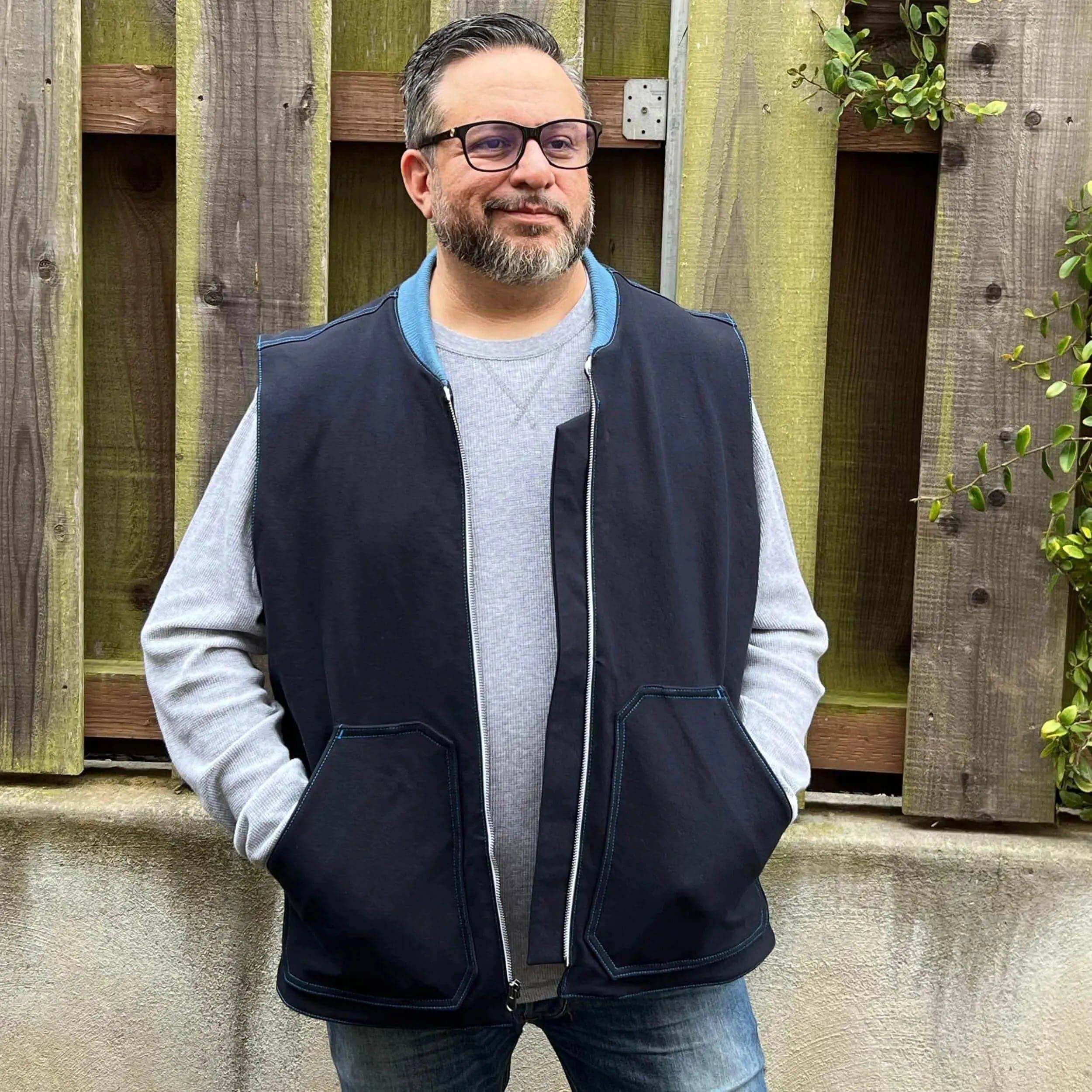 Wardrobe By Me Ozark Vest - 2XS-4XL - PDF Pattern - Image 12