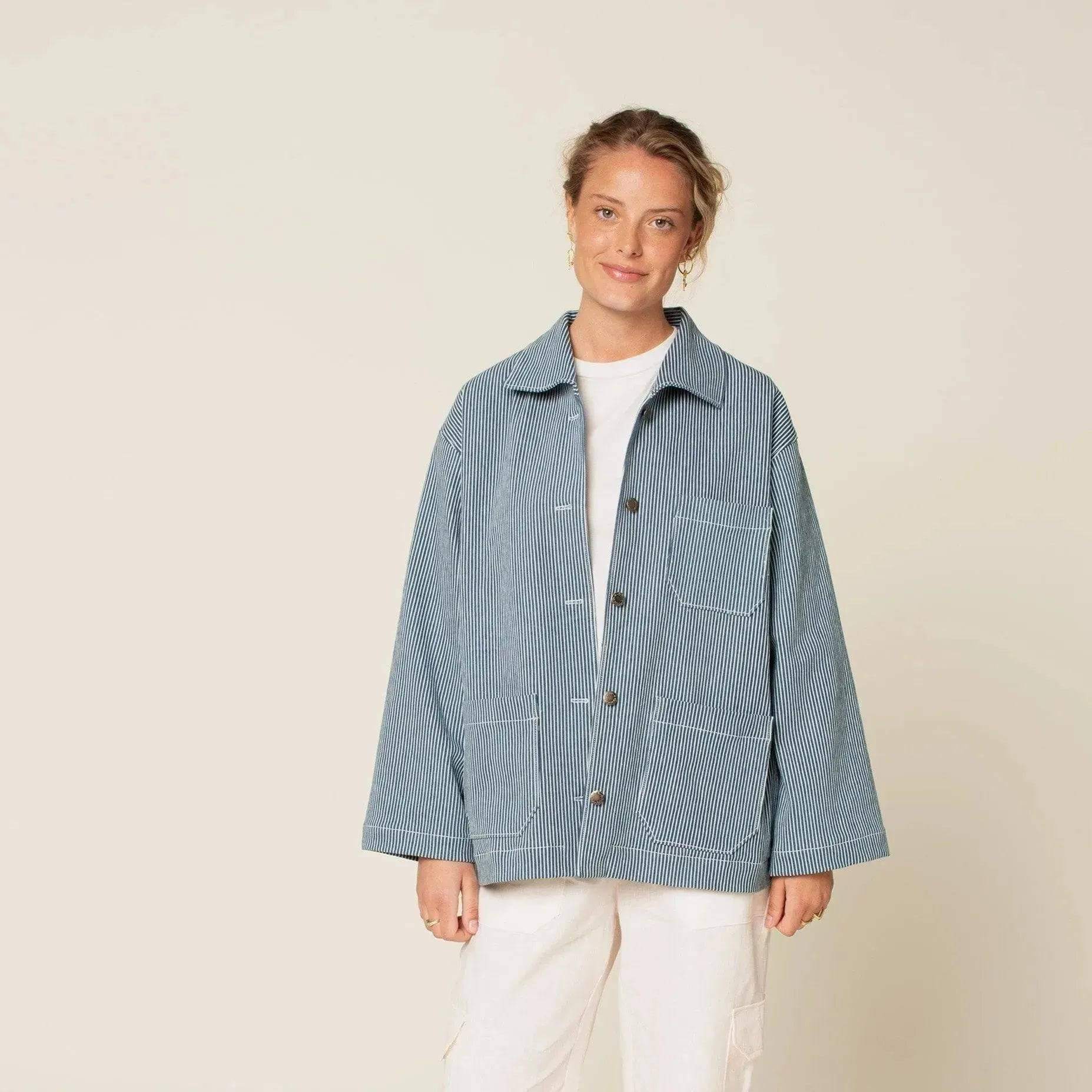 Wardrobe By Me Unisex Painter Jacket - 2XS-4XL - PDF Pattern - Image 4