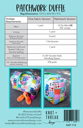 Knot & Thread Designs Patchwork Duffle - Image 3
