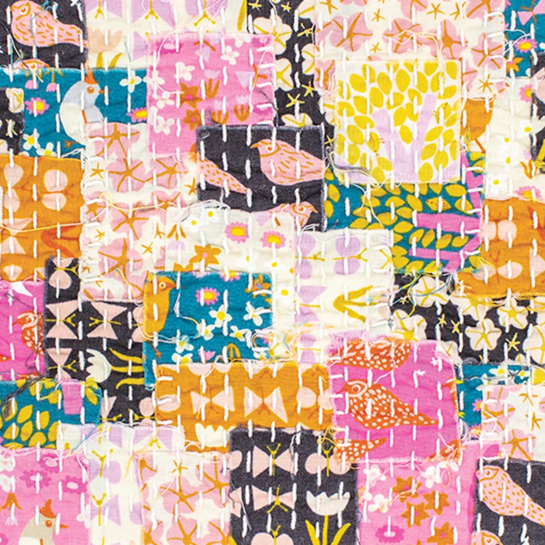 Patchwork Sashiko: Transform Your Scraps; 14 Slow-Stitched Projects - Image 3