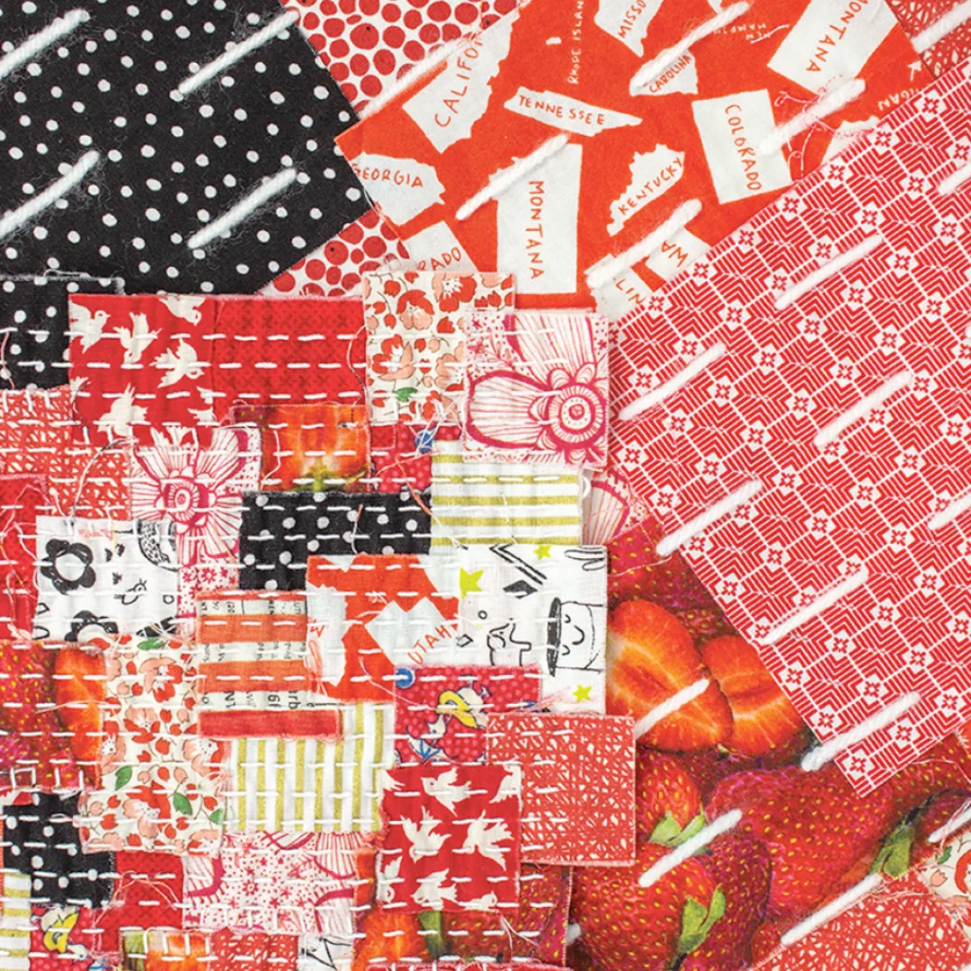 Patchwork Sashiko: Transform Your Scraps; 14 Slow-Stitched Projects - Image 4